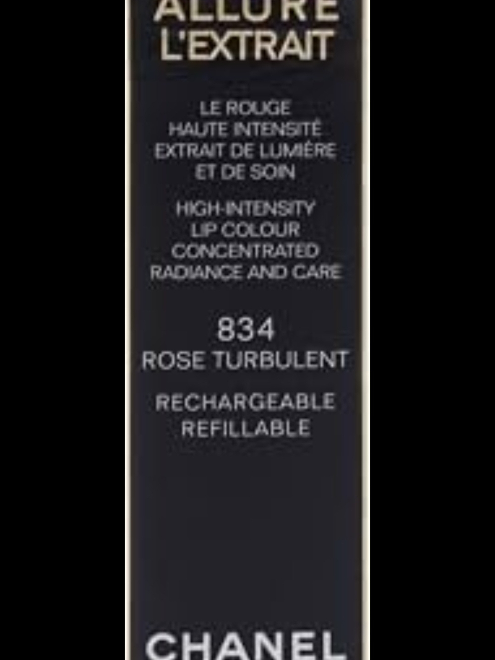 CHANEL Allure L'Extrait Lip Colour 834 Rose Turbulent - Rose Pink